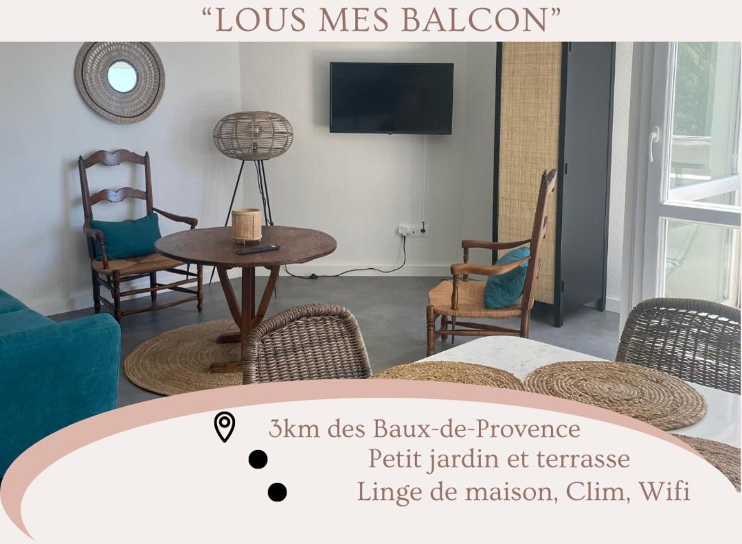 "Lou Mes" Les Baux Balcon Apartment Bagian luar foto